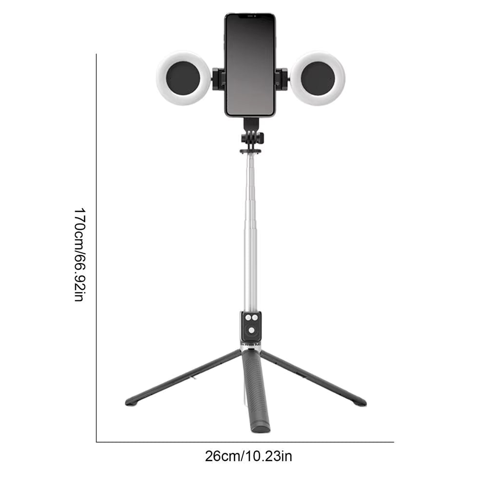 Kit Profesional de Iluminación Doble LED con Soporte para Smartphone