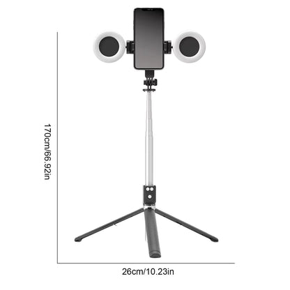 Kit Profesional de Iluminación Doble LED con Soporte para Smartphone